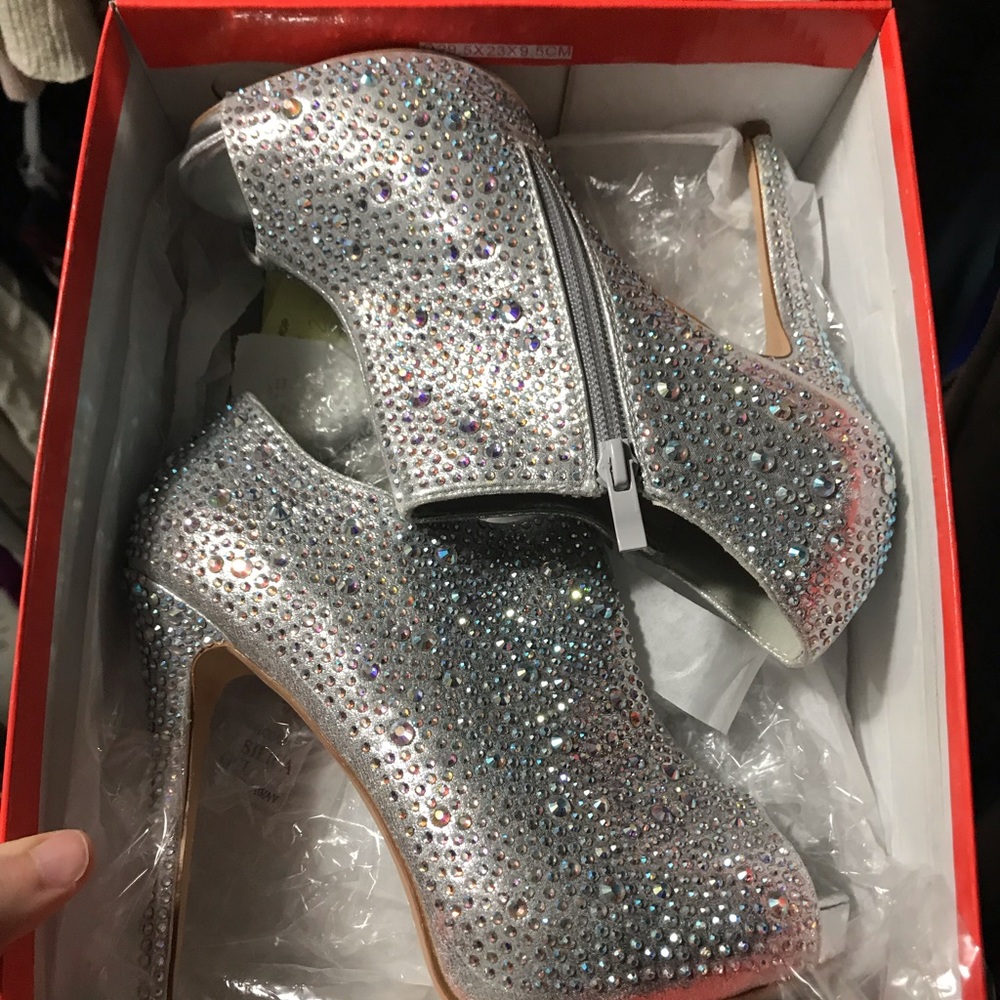 Glitter booties